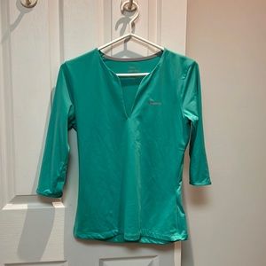 Nike Green Drifit Top- Tennis/ Golf Size Medium